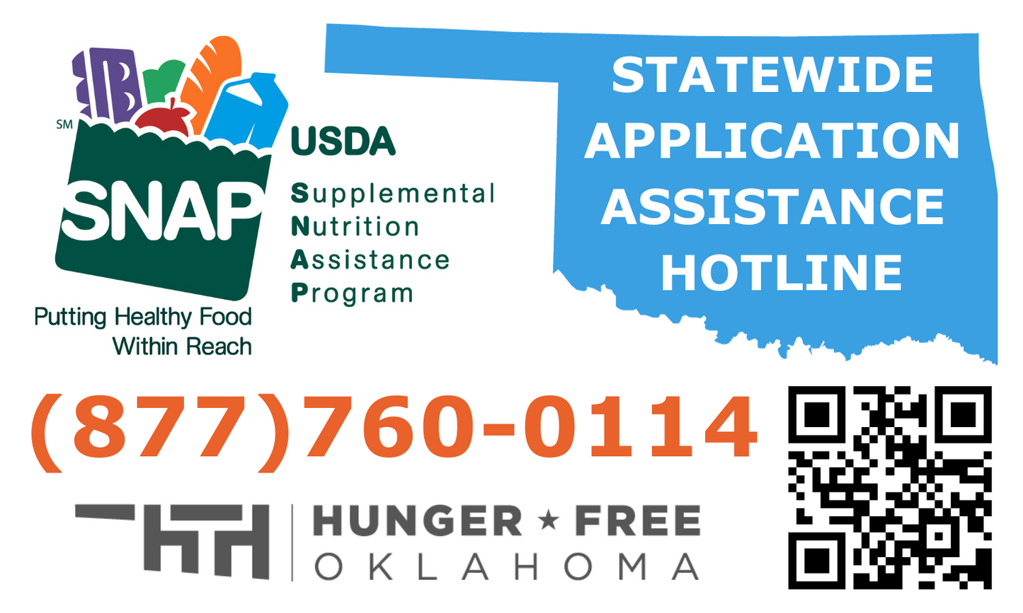 SNAP Hotline Window Cling