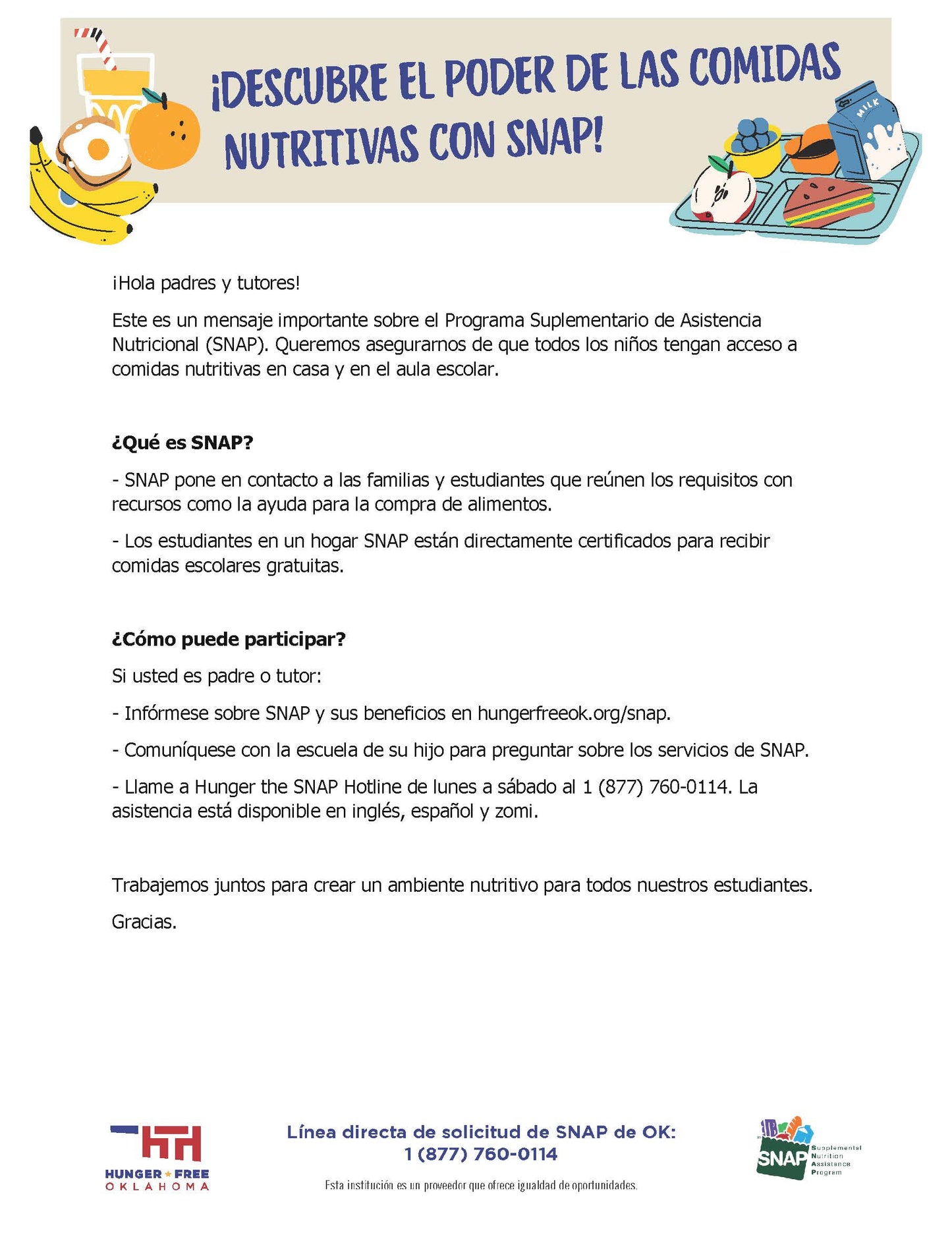 SNAP in Schools - Communication Suite