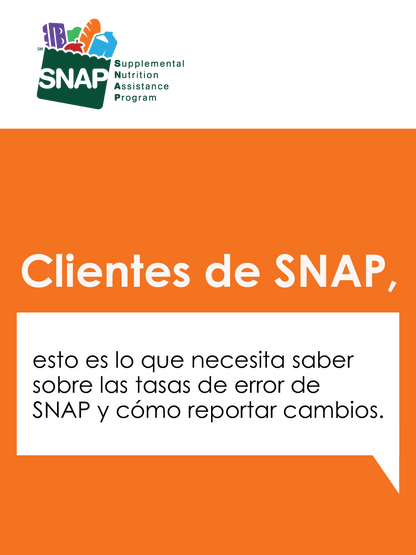 SNAP Error Rate and Household Change - Graphics Suite