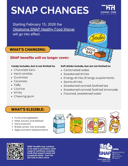 SNAP Healthy Food Waiver Flyer