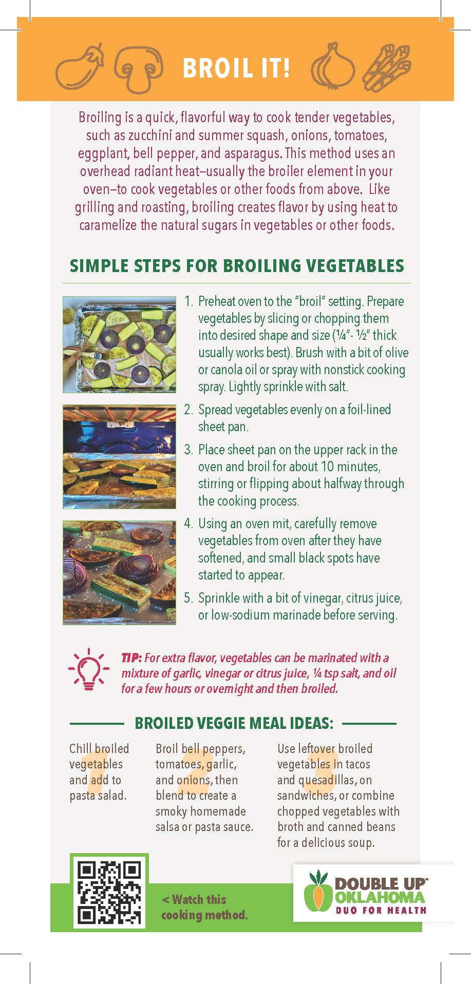 DUO for Health Method Card- Broil it (50 pack)