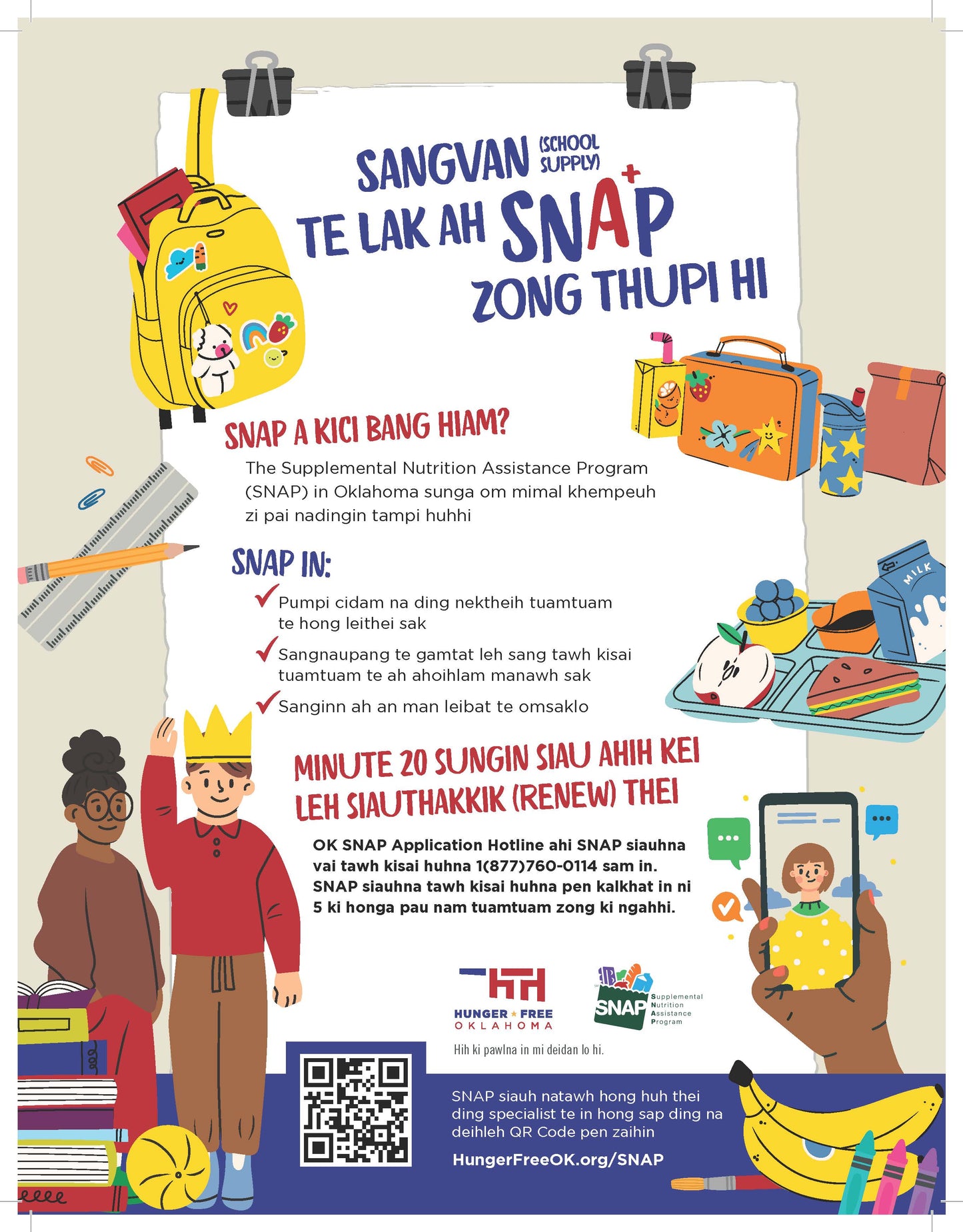 SNAP in Schools - Flyer