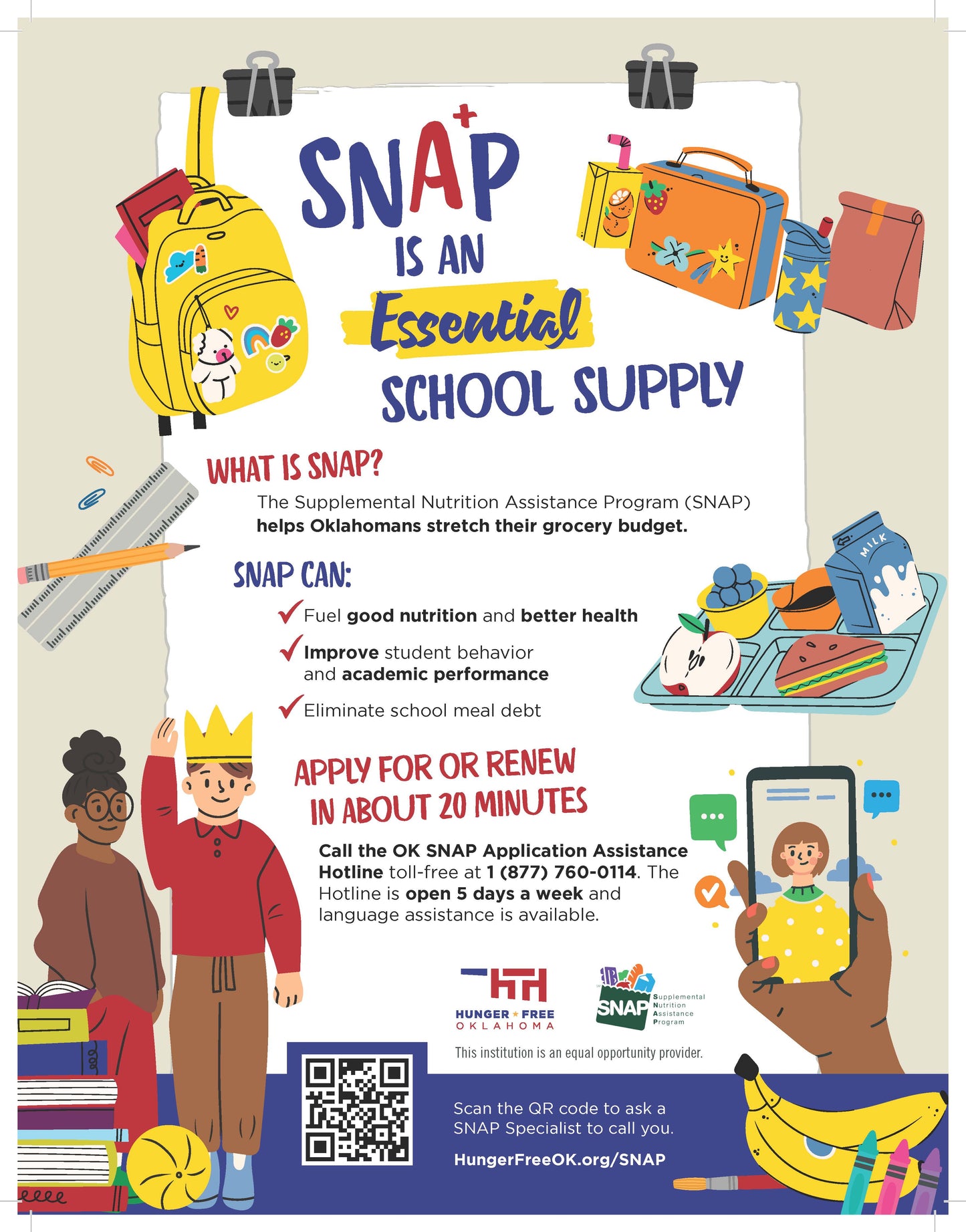 SNAP in Schools - Flyer