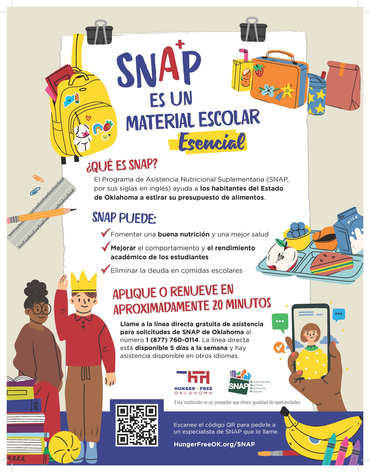 SNAP in Schools - Flyer