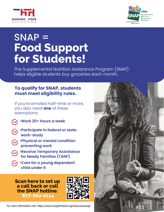 SNAP Higher Education Flyer