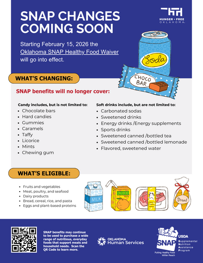 SNAP Healthy Food Waiver Flyer