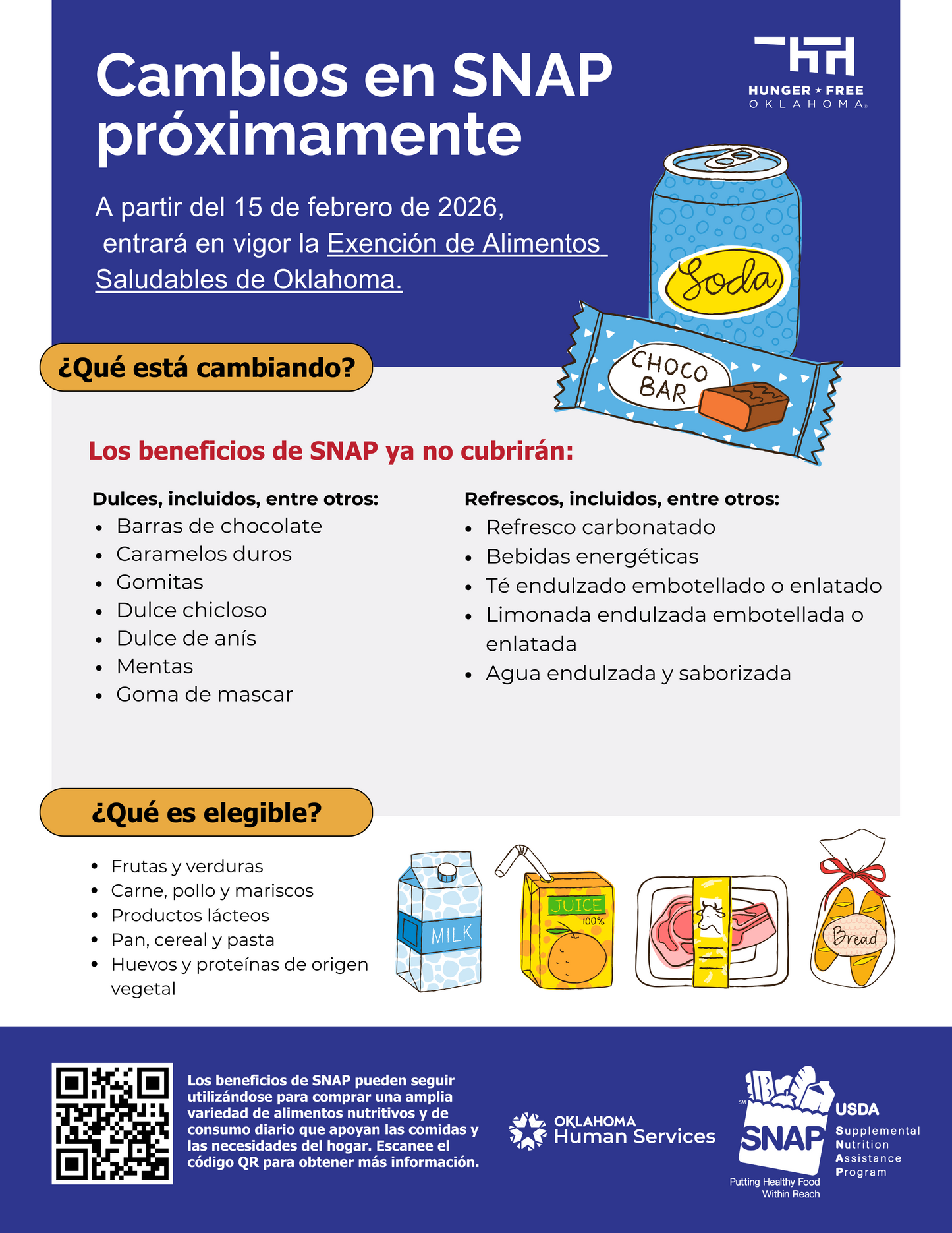 SNAP Healthy Food Waiver Flyer
