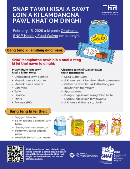 SNAP Healthy Food Waiver Flyer