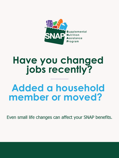 SNAP Error Rate and Household Change - Graphics Suite