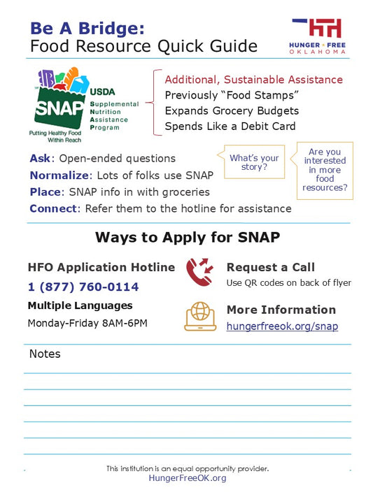 Bridging to SNAP Flyer