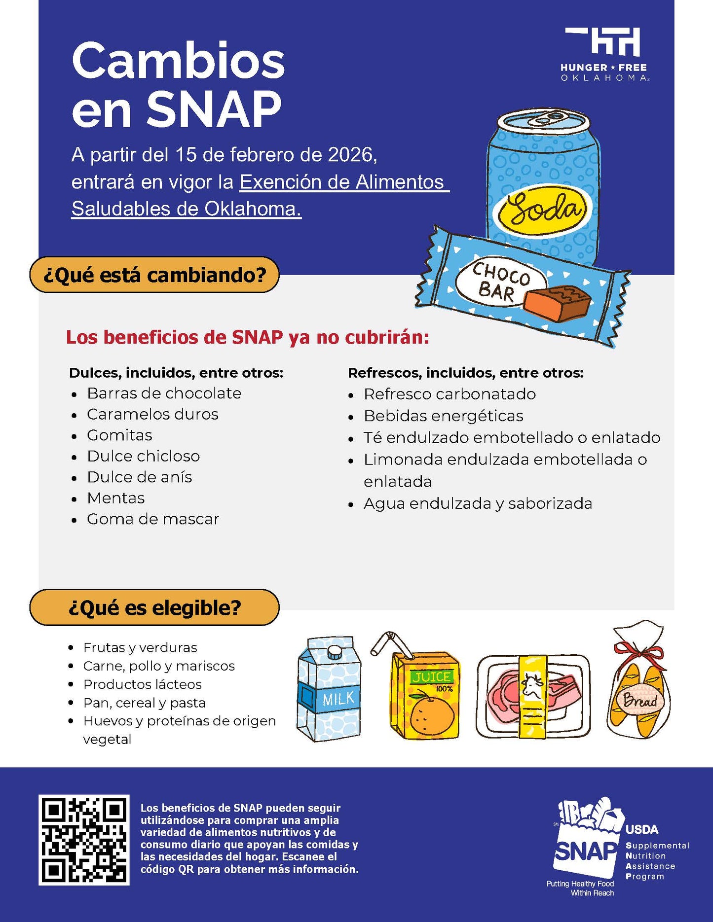 SNAP Healthy Food Waiver Flyer