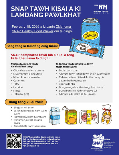 SNAP Healthy Food Waiver Flyer